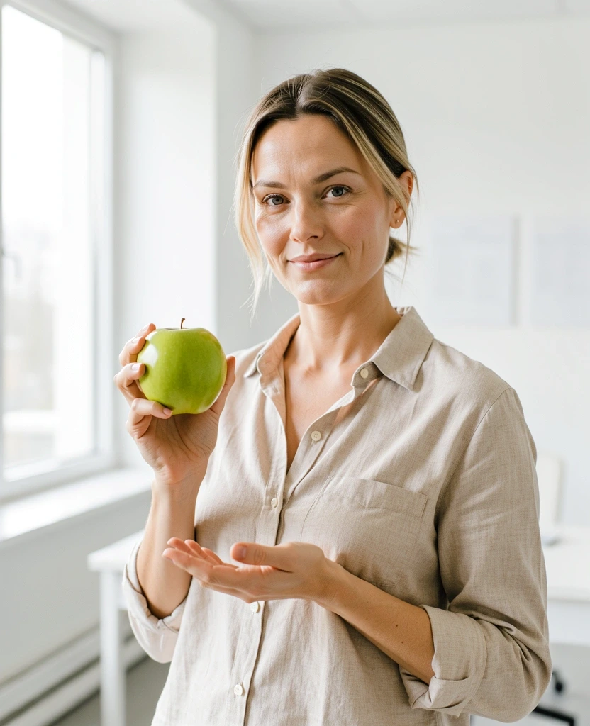 Ravintoneuvoja työssään